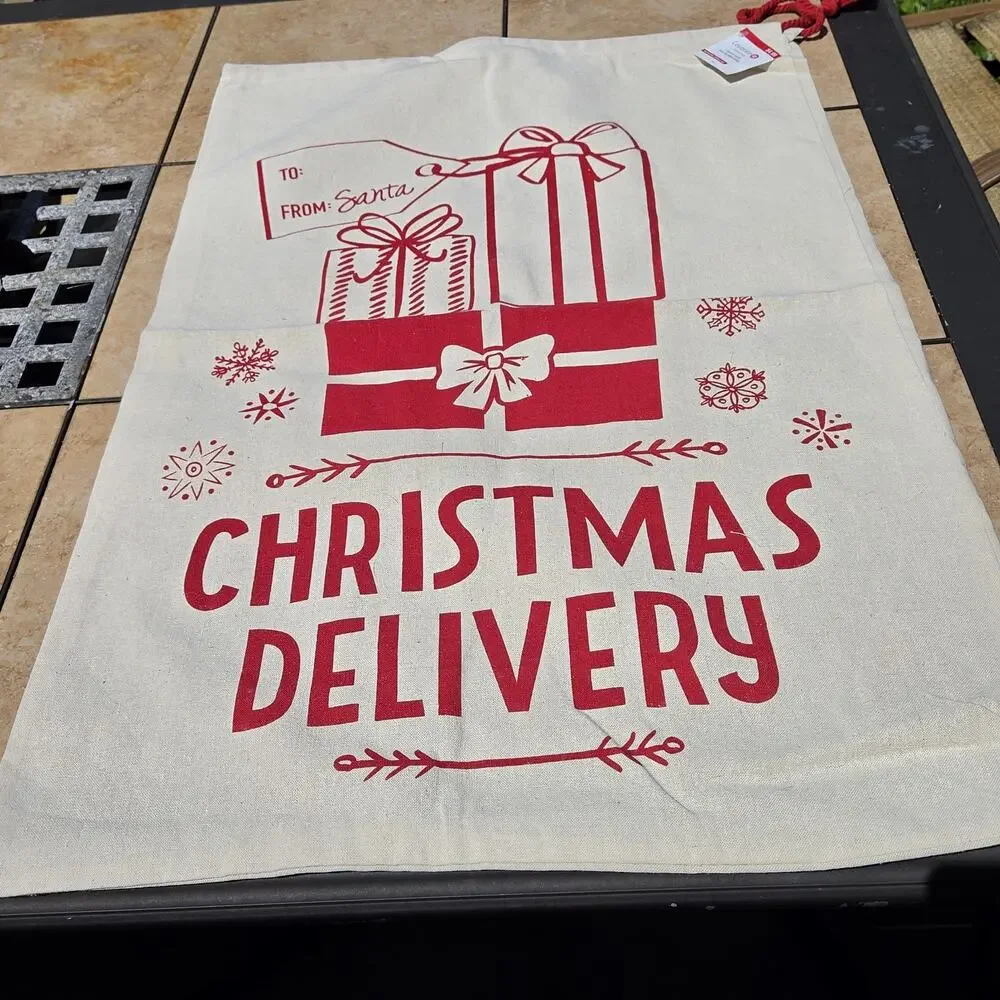 Celebrate It Christmas Santa Sacks Cloth Santa Sacks Christmas Bags 31.5